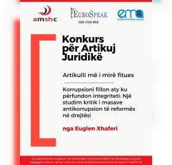 Korrupsioni fillon aty ku përfundon integriteti: Një studim kritik i masave antikorrupsion të reformës në drejtësi