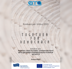 Dita e Europ&euml;s 2020: Respektimi i shtetit t&euml; s&euml; drejt&euml;s, i t&euml; drejtave dhe lirive t&euml; njeriut gjat&euml; gjendjes s&euml; fatkeq&euml;sis&euml; natyrore t&euml; shkaktuar nga Covid-19