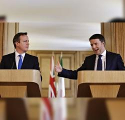 Matteo Renzi dhe David Cameron, nj&euml; Ciao dhe nj&euml; Goodbye ndryshe...