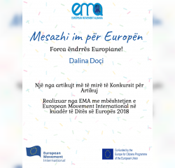 &ldquo;Forca &euml;ndrr&euml;s europiane&rdquo;