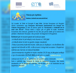 Thirrje p&euml;r Aplikim