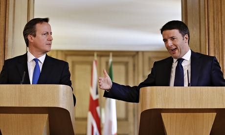Matteo Renzi dhe David Cameron, nj&euml; Ciao dhe nj&euml; Goodbye ndryshe...