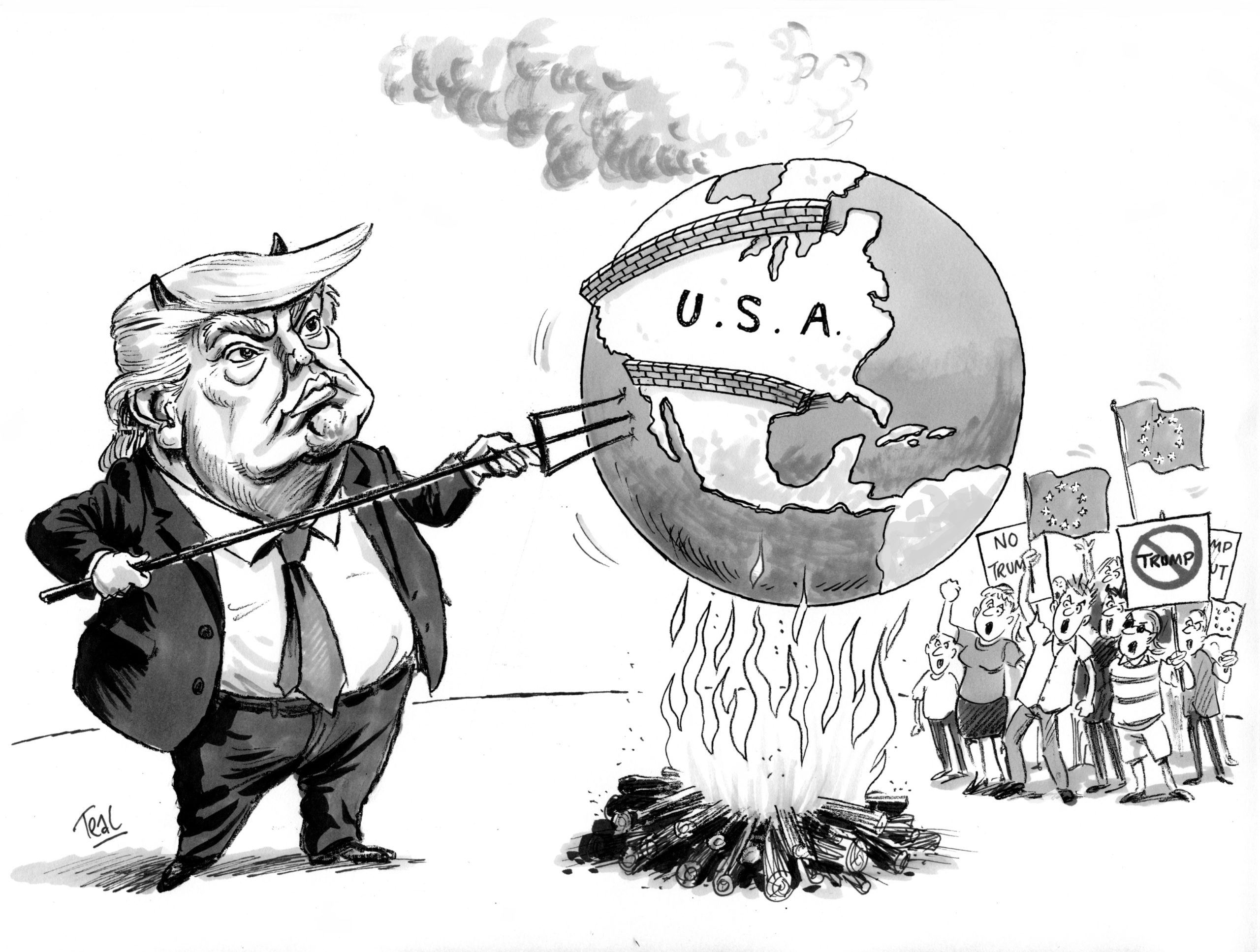 Marrëdhënia europiano-amerikane në fillim të presidencës së dytë të Donald Trump